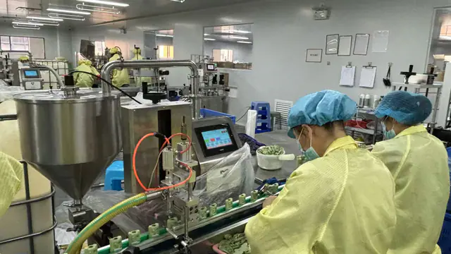 Production line in factory
