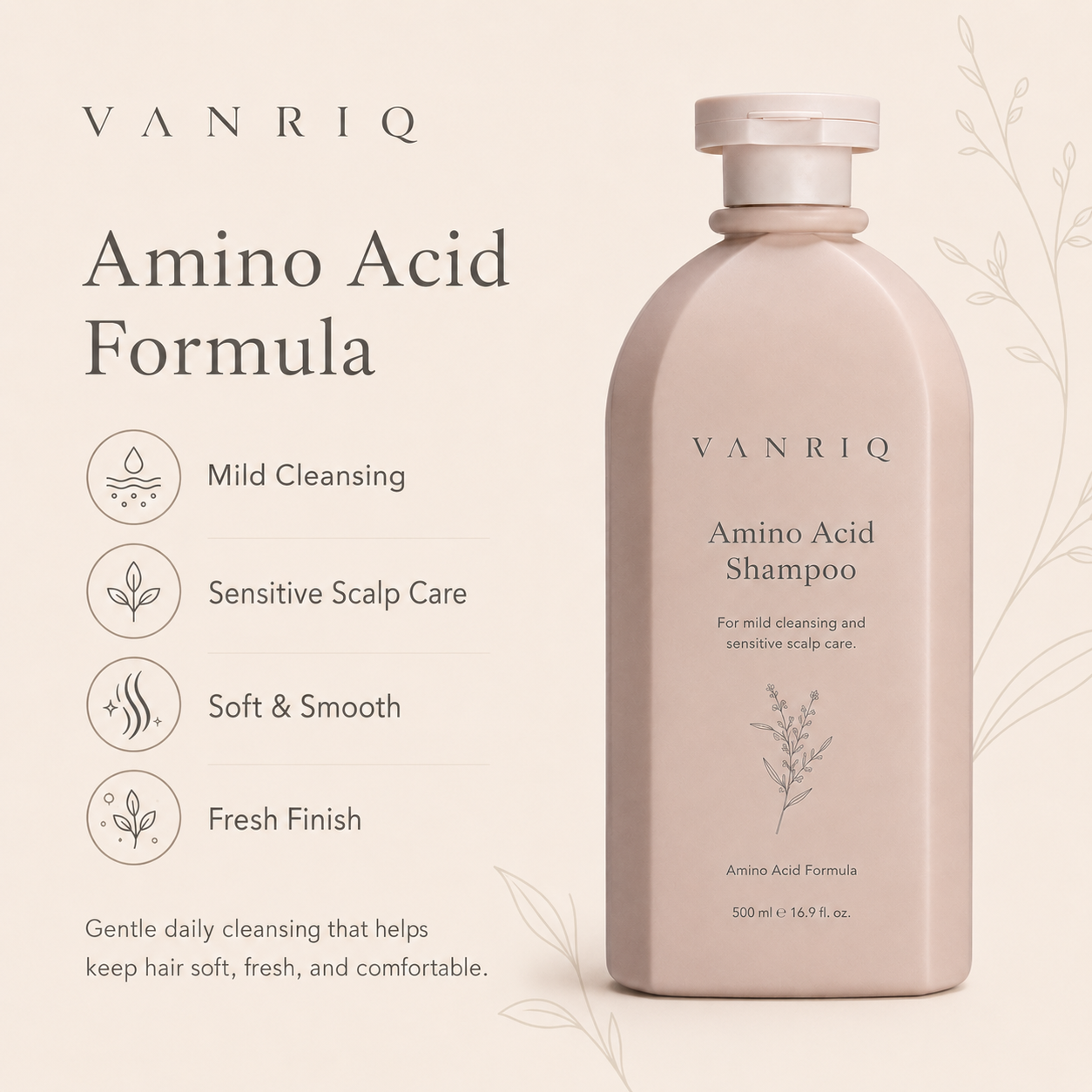 Amino Acid Shampoo - Printed Packaging 2 detail 2