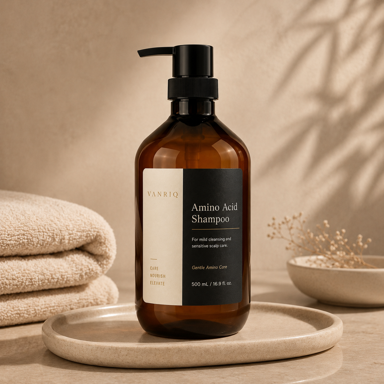 Amino Acid Shampoo - Sticker Packaging detail 1