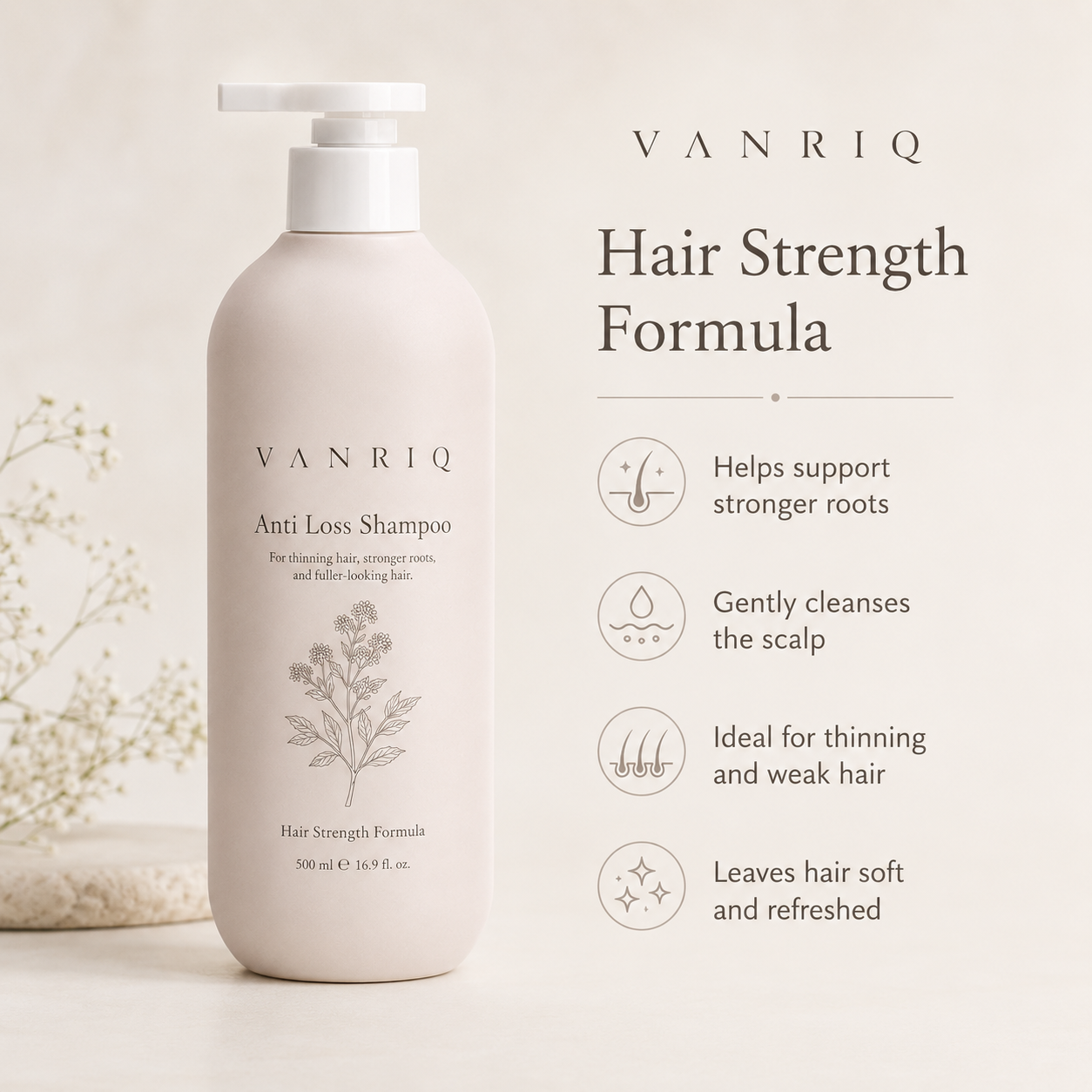 Anti-Loss Strengthening Shampoo - Printed Packaging 1 detail 2