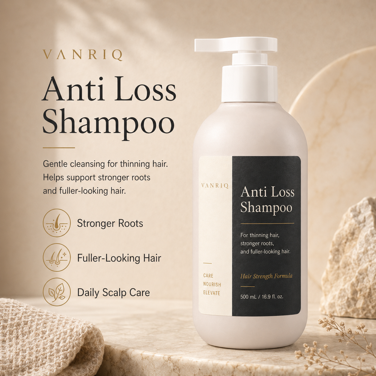 Anti-Loss Strengthening Shampoo - Sticker Packaging detail 1