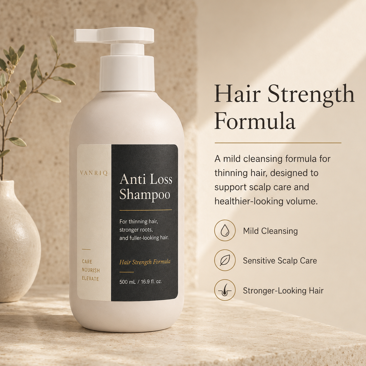 Anti-Loss Strengthening Shampoo - Sticker Packaging detail 2