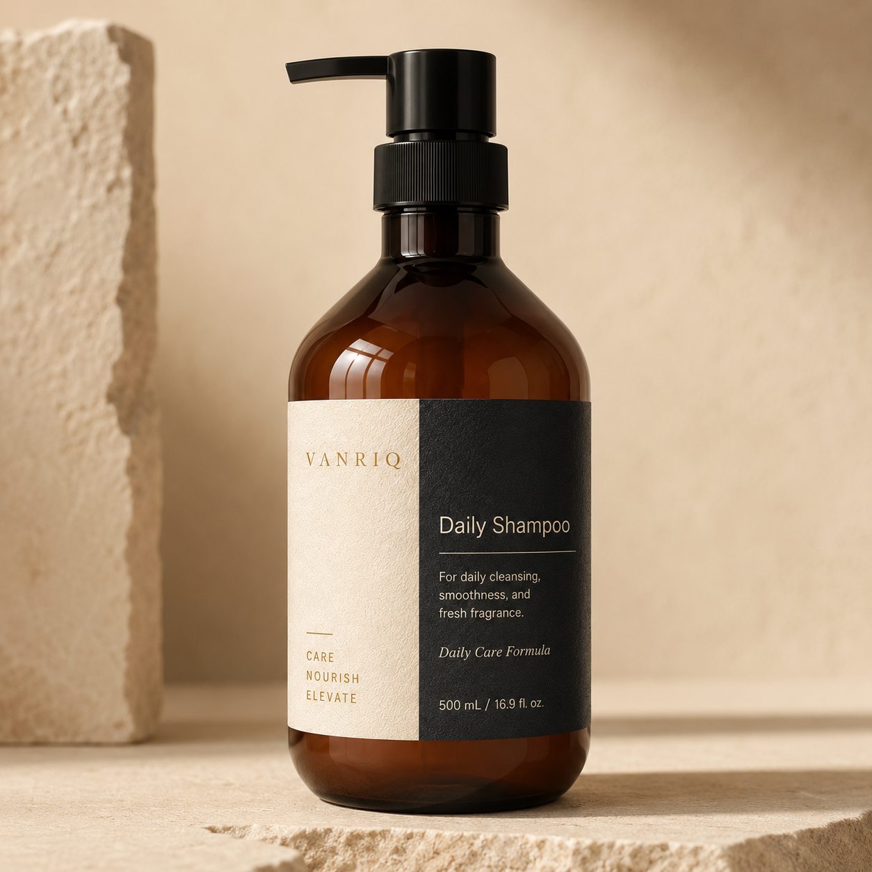Daily Care Shampoo - Sticker Packaging