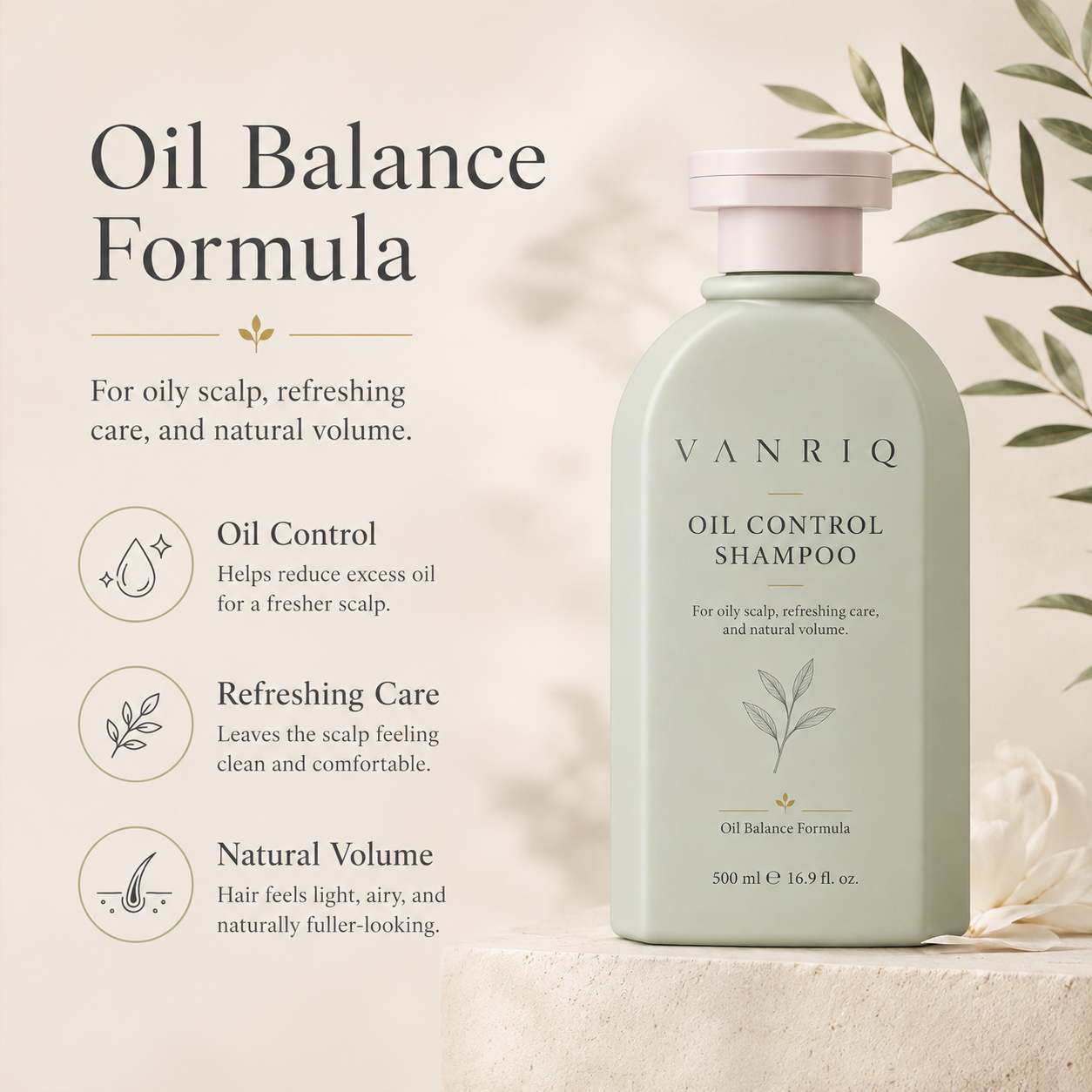 Oil Control Shampoo - Printed Packaging 1 detail 2